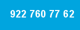 922 760 77 62 922 760 77 62